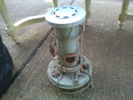 vintage paraffin greenhouse heater